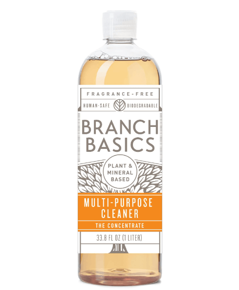 Branch Basics fragrance-free all-purpose cleaner concentrate, non toxic