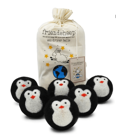 Friendsheep organic wool dryer balls, handmade, non-toxic dryer sheet alternative