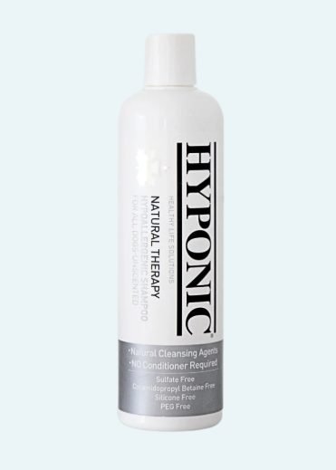 Hyponic Natural Therapy hypoallergenic unscented dog shampoo, sulfate-free, silicone-free, EWG verified