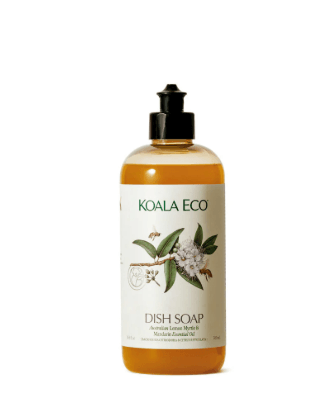 Koala Eco natural dish soap with lemon myrtle and mandarin, MADE SAFE certified