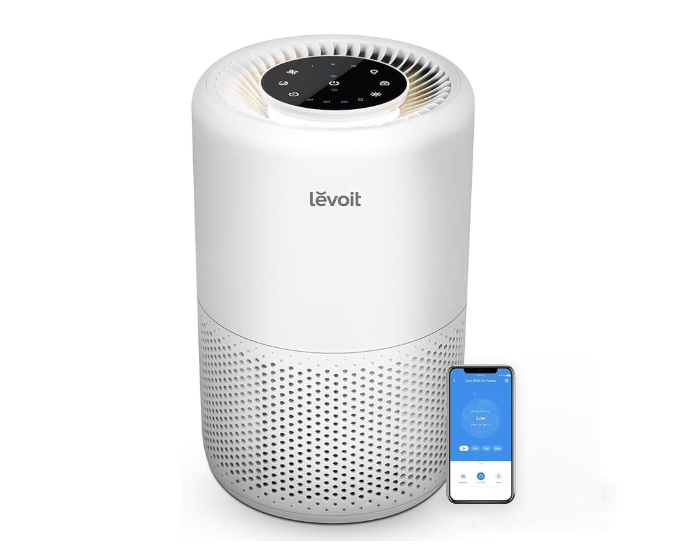 Levoit Core 200S smart air purifier for small rooms and pet allergies