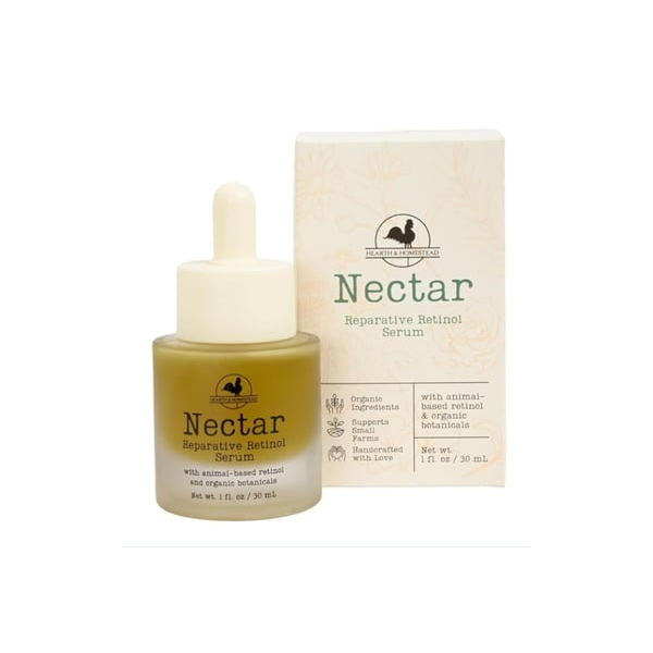 Hearth and Homestead Nectar Reparative Retinol Serum non-toxic skincare product