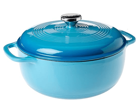 Lodge 6-quart enameled cast iron Dutch oven, PFAS-free