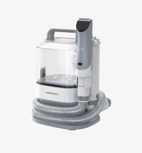Meowant All-in-One pet grooming vacuum kit with brush attachments for dogs and cats