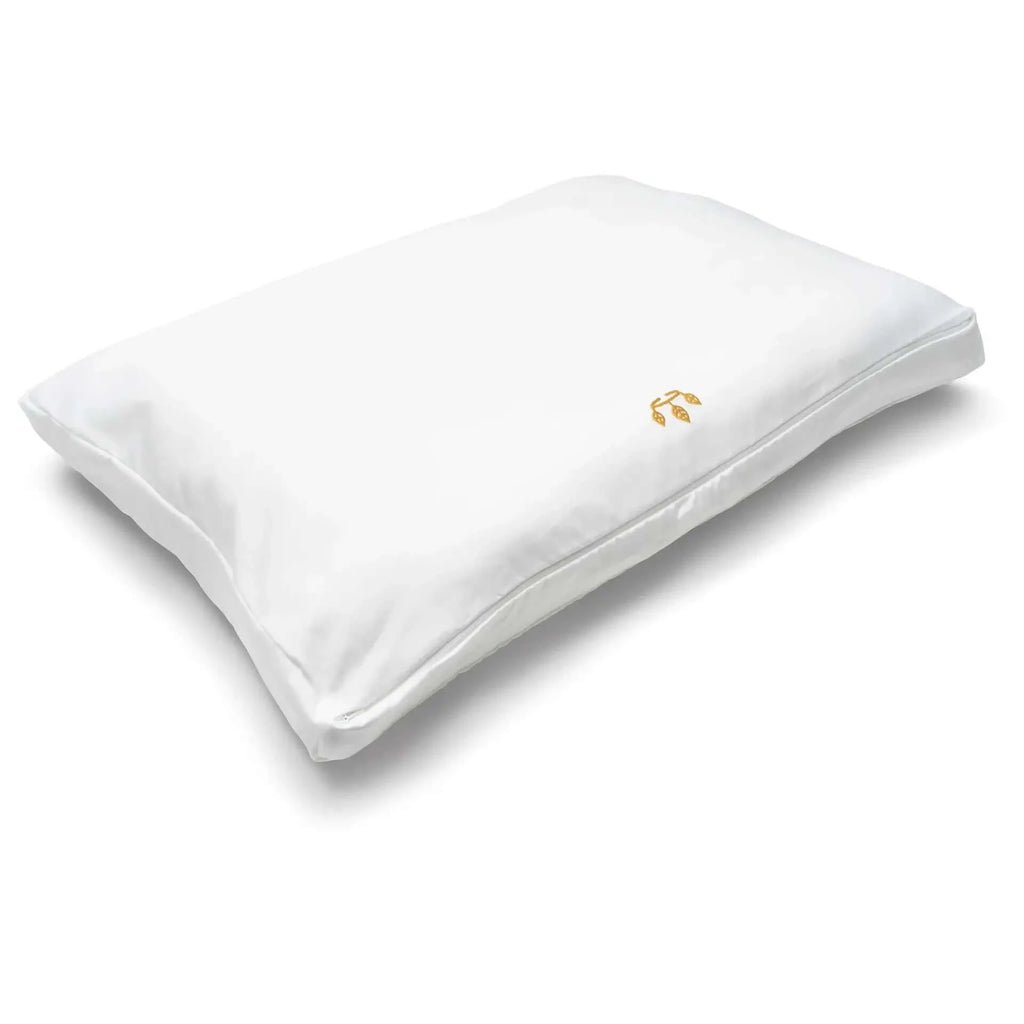 Noble Head Pillow 9-zone adjustable organic cotton GOLS latex ergonomic pillow handmade in Oregon