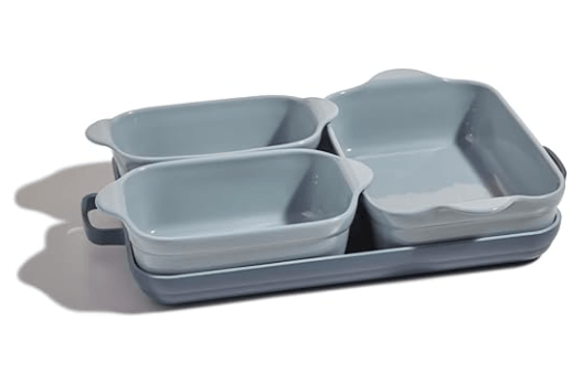 Our Place Bakeware Set, PFAS-free ceramic, stackable