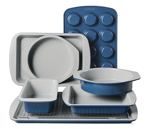 Tramontina Rise ceramic bakeware set, PFAS-free nonstick coating
