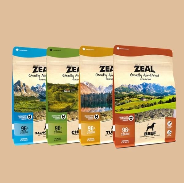 Zeal Canada Air-Dried Variety Pack for Dogs, sample all flavors before committing