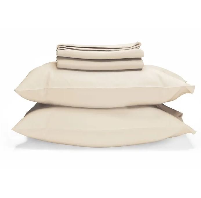 Naturepedic Organic Cotton Percale Sheets and Pillowcases, GOTS certified 300 thread count, crisp breathable percale weave