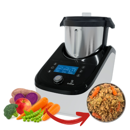 ChefPaw dog food maker with homemade fresh dog food ingredients — non-toxic pet nutrition without the math