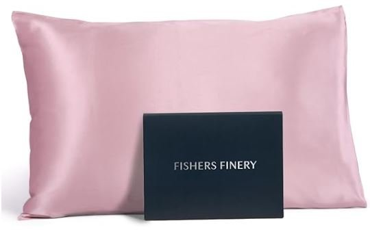 Fishers Finery OEKO-TEX certified mulberry silk pillowcase