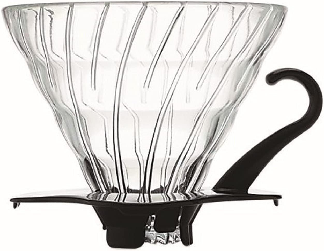 Hario V60 glass coffee dripper size 02, borosilicate glass, made in Japan, non-toxic pour-over coffee