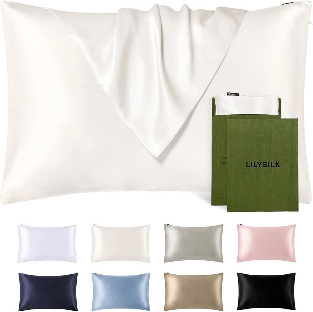 LilySilk non-toxic mulberry silk pillowcase