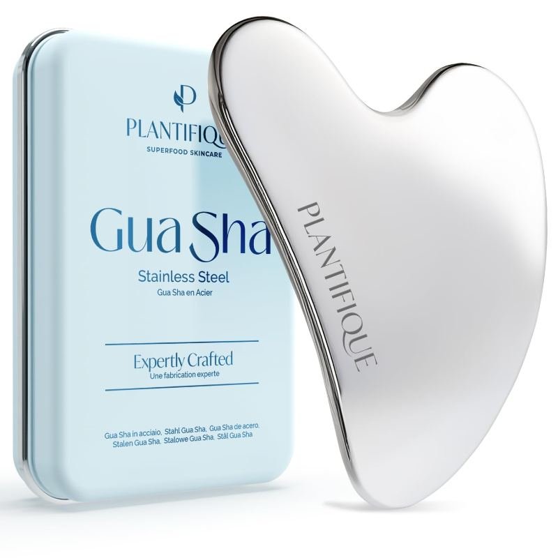 PLANTIFIQUE stainless steel gua sha heart shape non toxic
