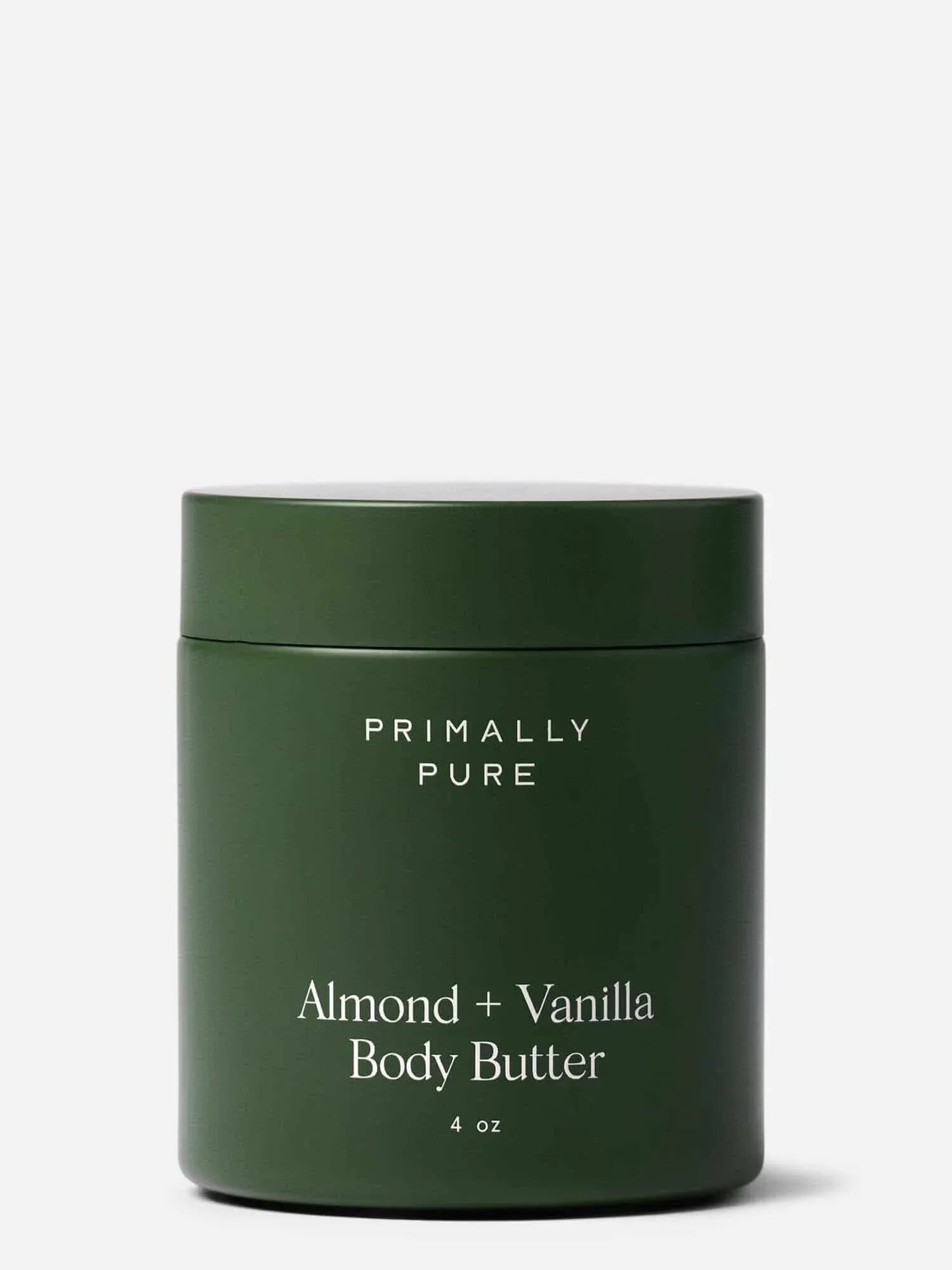 Primally Pure Almond Vanilla Body Butter grass-fed tallow mango butter shea butter non toxic moisturizer