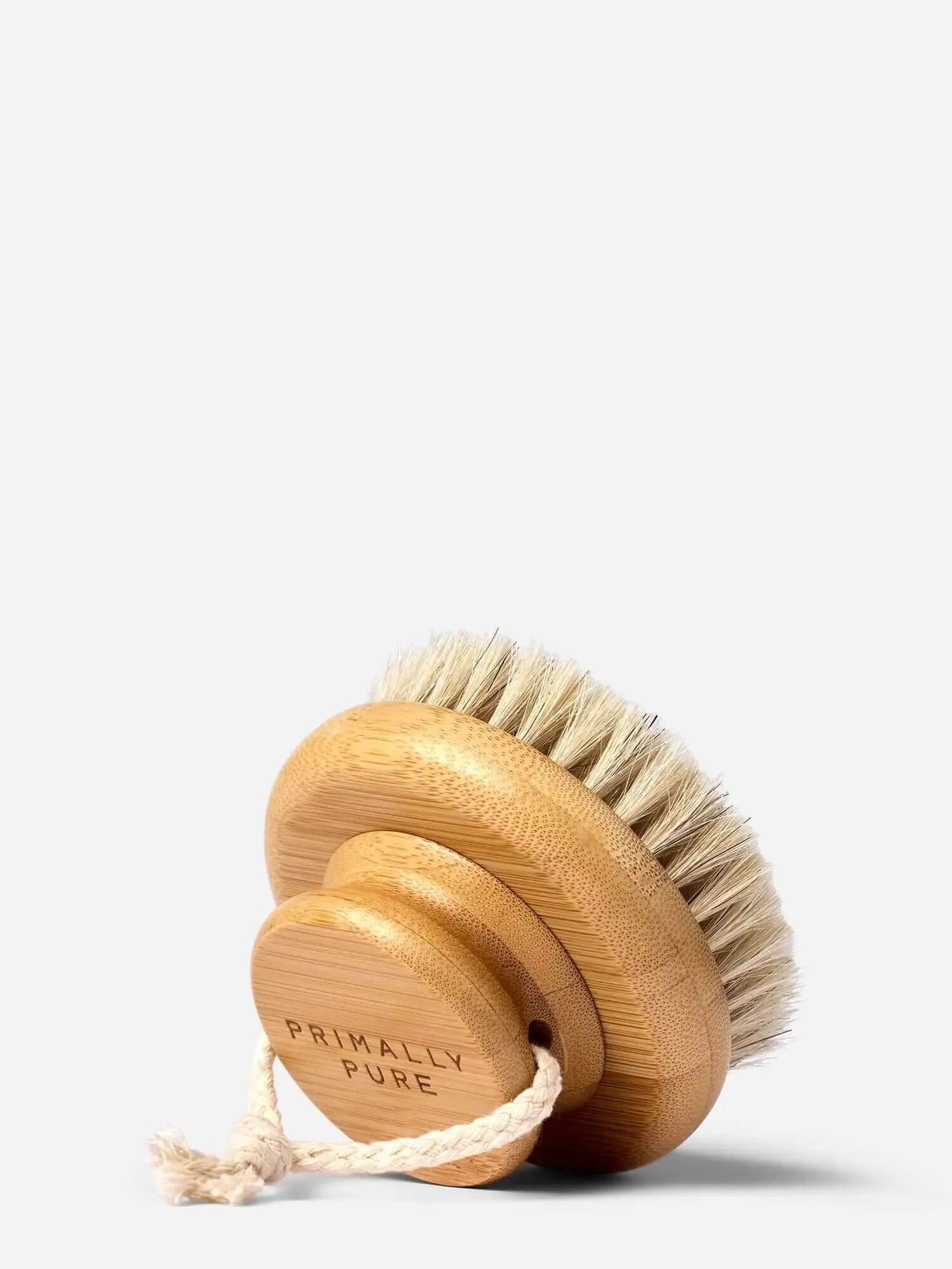 Primally Pure Body Dry Brush sustainable bamboo natural horse hair lymphatic drainage non toxic