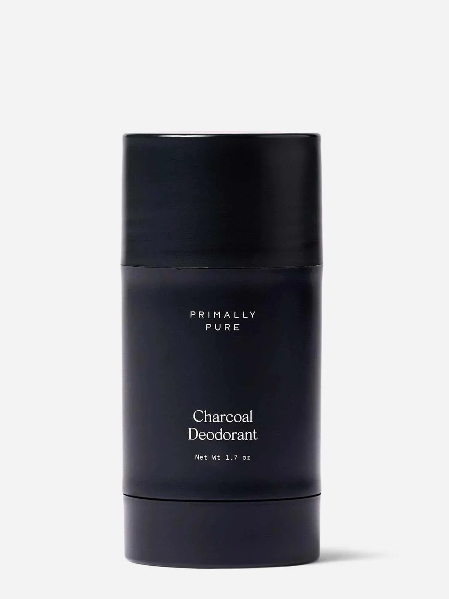 Primally Pure Charcoal Deodorant aluminum-free baking-soda-free tallow activated charcoal eucalyptus peppermint non toxic