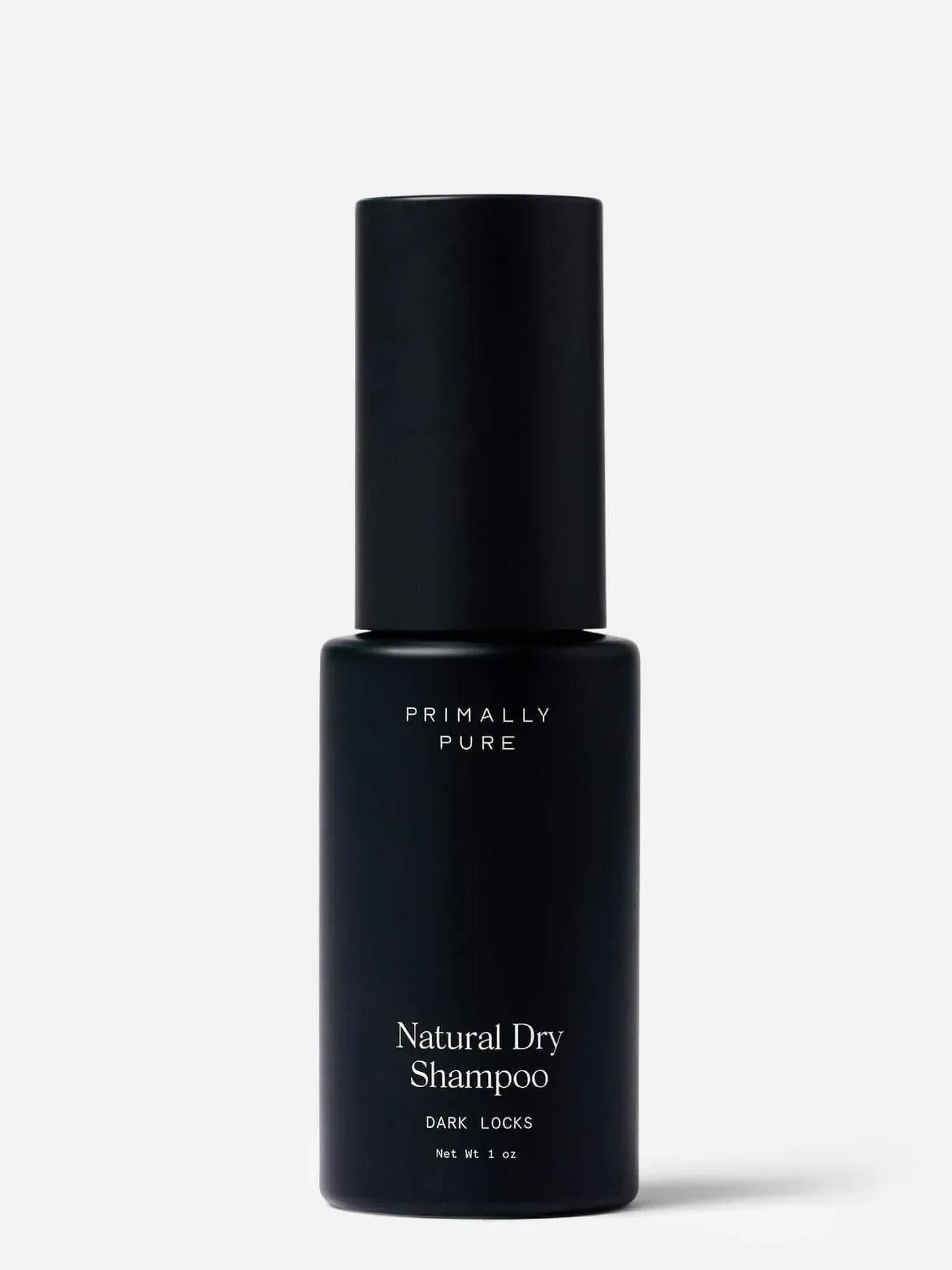 Primally Pure Natural Dry Shampoo Dark Locks arrowroot kaolin clay cocoa powder non toxic brunette