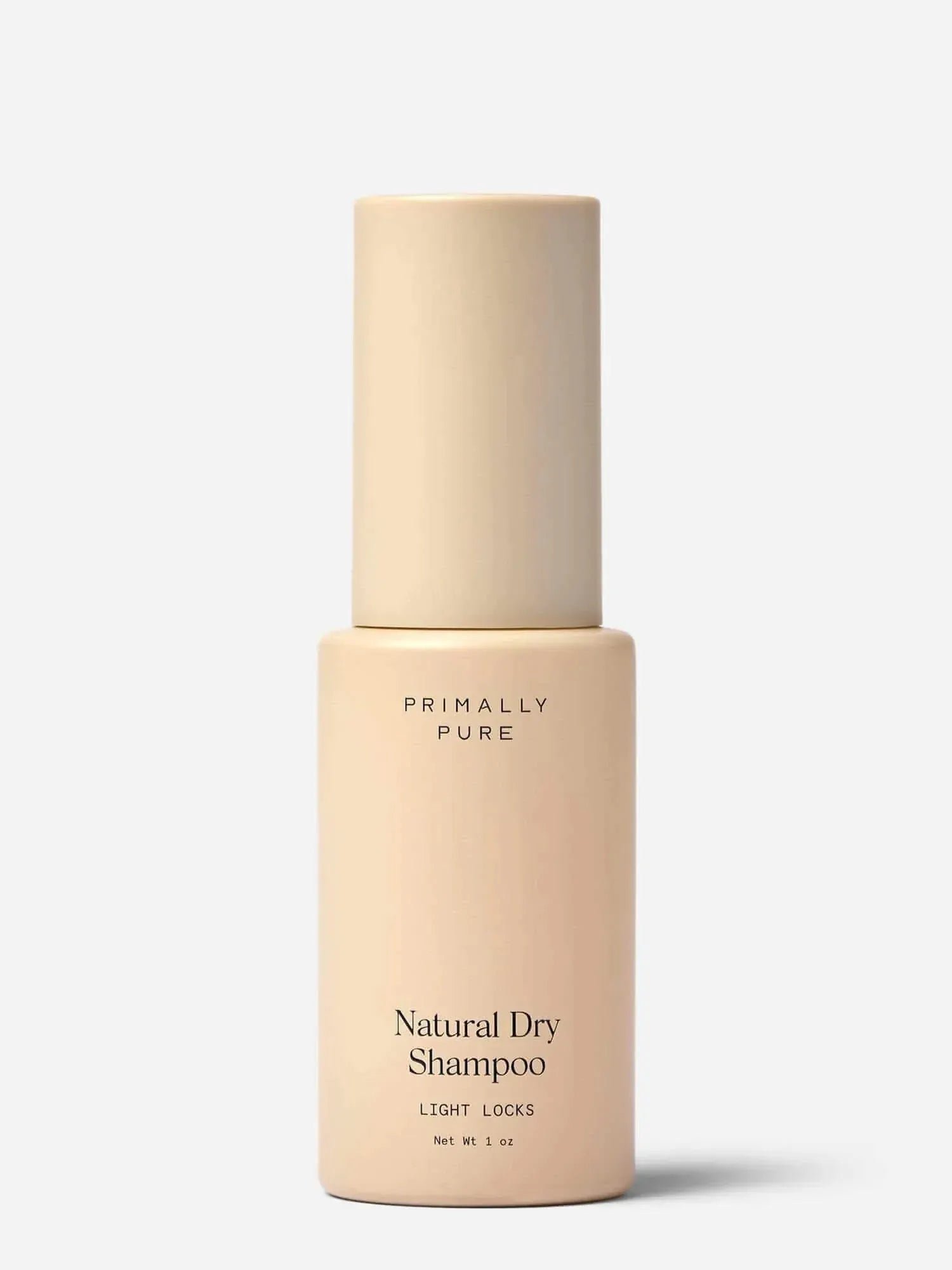 Primally Pure Natural Dry Shampoo Light Locks arrowroot kaolin clay blonde non toxic