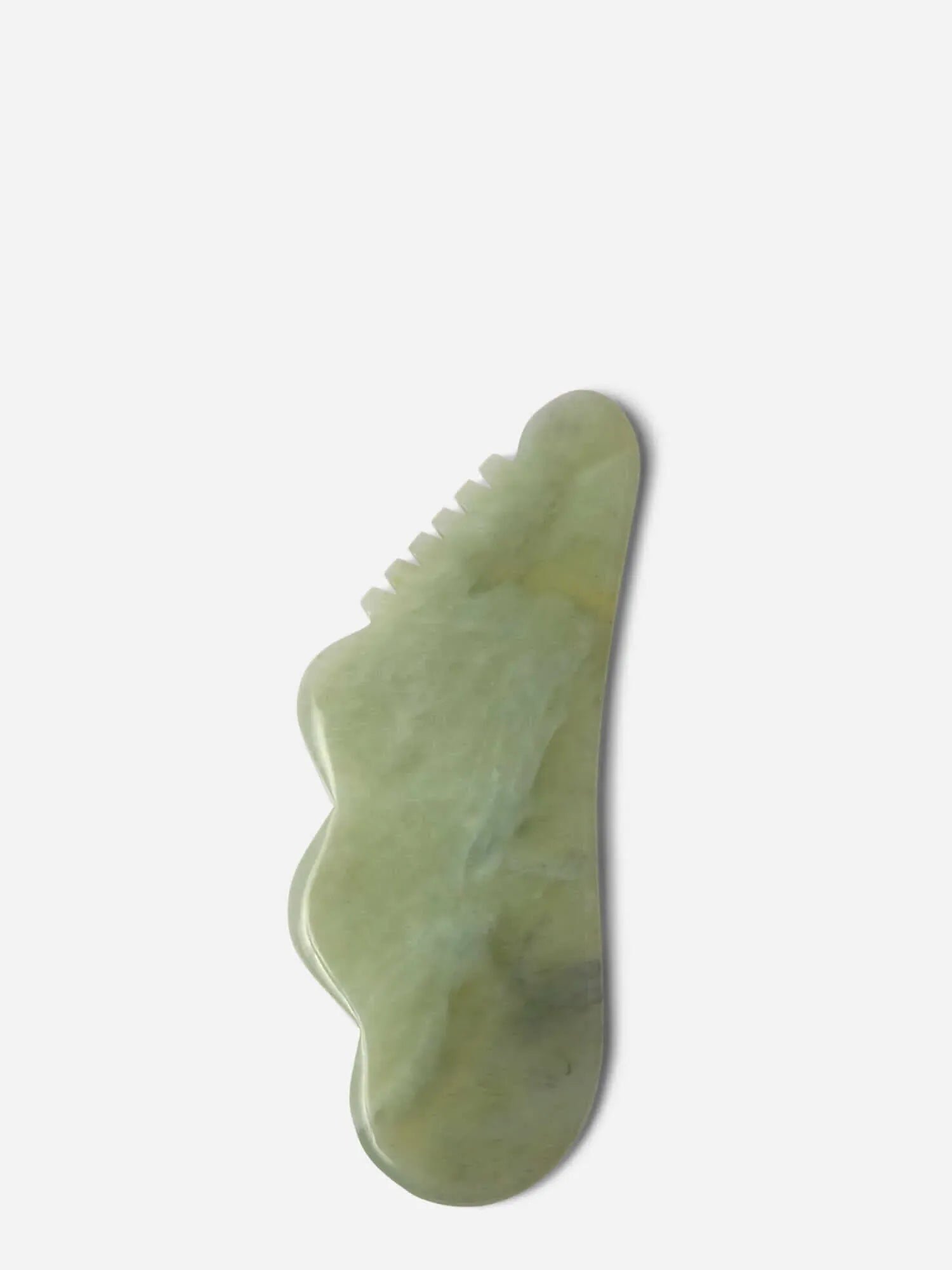 Primally Pure Jade Gua Sha Stone sustainably sourced green jade facial sculpting lymphatic drainage