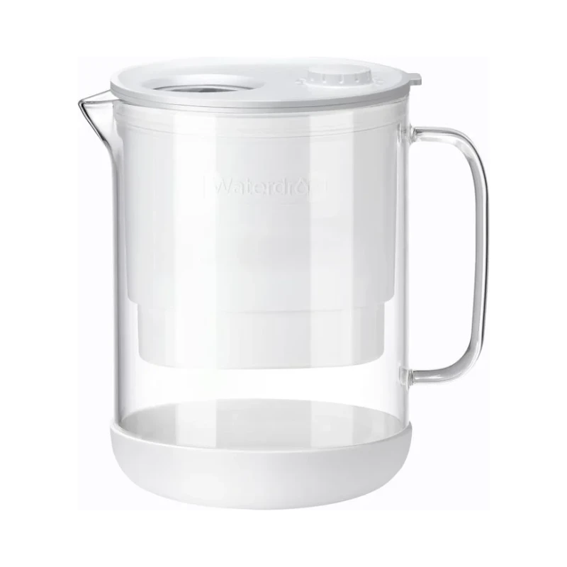 Waterdrop PT-72W glass water filter pitcher