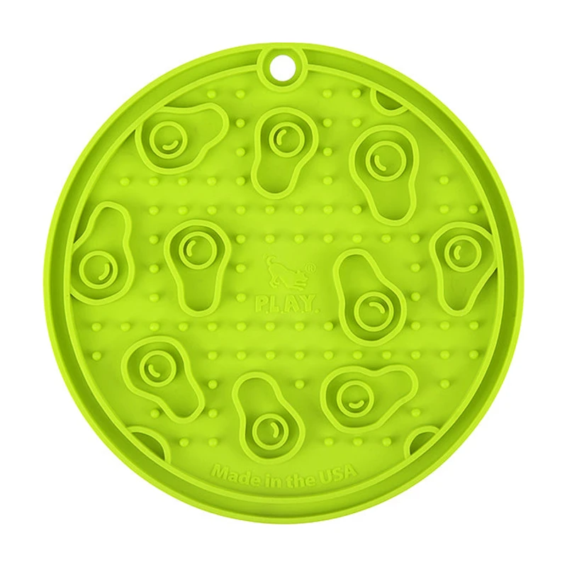 P.L.A.Y. ZoomieRex EverLick lick mat for dogs and cats, made in USA, BPA latex and phthalate free