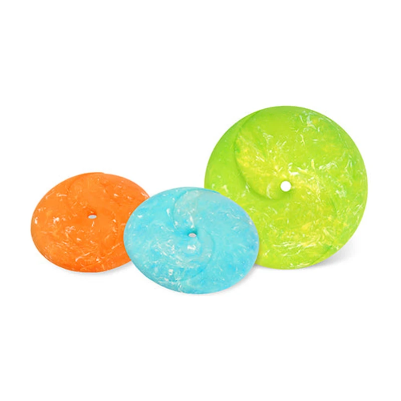 P.L.A.Y. ZoomieRex InfiniDisc flexible floating dog frisbee, made in USA, BPA and phthalate free