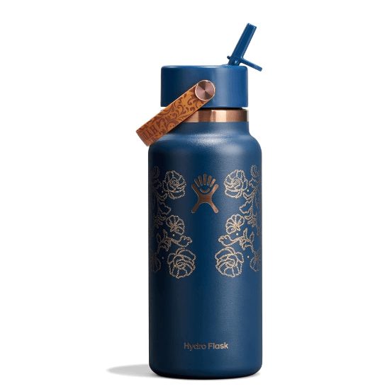 Hydro Flask 32oz lead-free insulated wide mouth stainless steel water bottle