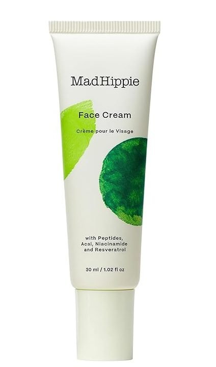 Mad Hippie Face Cream non-toxic with peptides acai niacinamide resveratrol lightweight hydrating