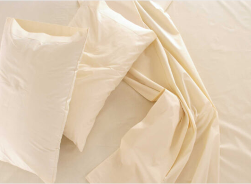 Sleep and Beyond 300TC sateen organic cotton sheet set, GOTS certified, Fair Trade, buttery soft