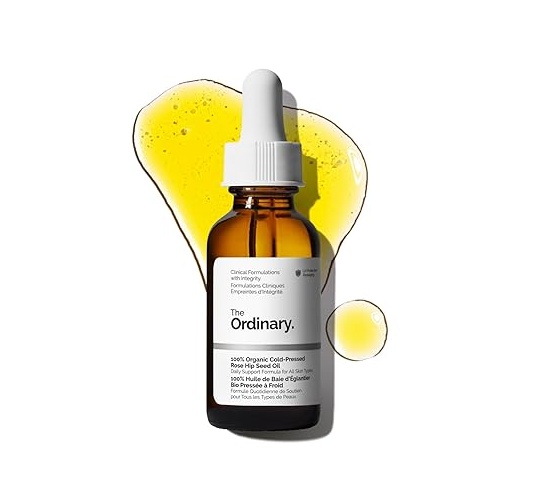 The Ordinary 100% Organic Cold-Pressed Rose Hip Seed Oil bottle