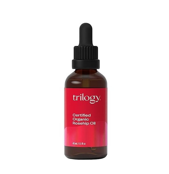 Trilogy Certified Organic Rosehip Oil non-toxic for scars stretch marks fine lines 80% essential fatty acids